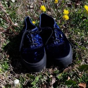 Royal Blue Platform Vans